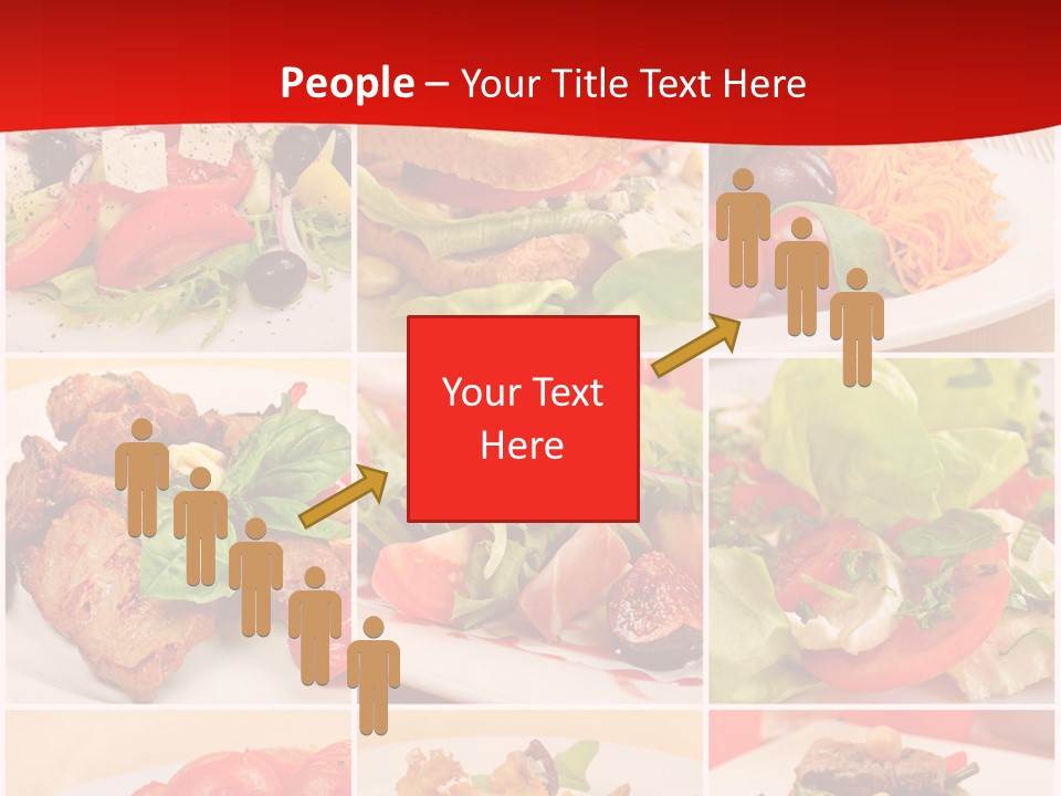 Woman Calm Standing PowerPoint Template