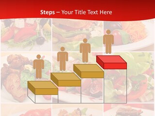 Woman Calm Standing PowerPoint Template