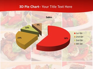 Woman Calm Standing PowerPoint Template