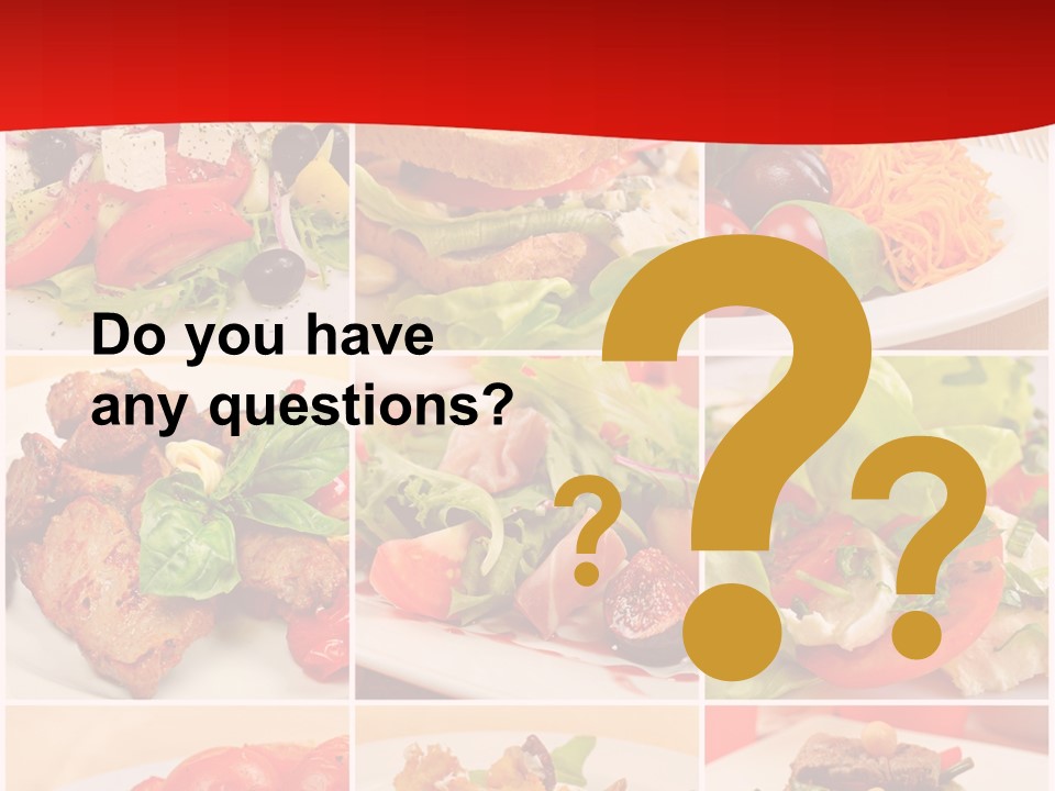 Woman Calm Standing PowerPoint Template