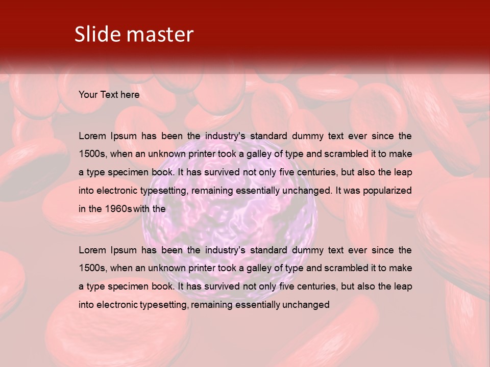 Standing Beach Older PowerPoint Template