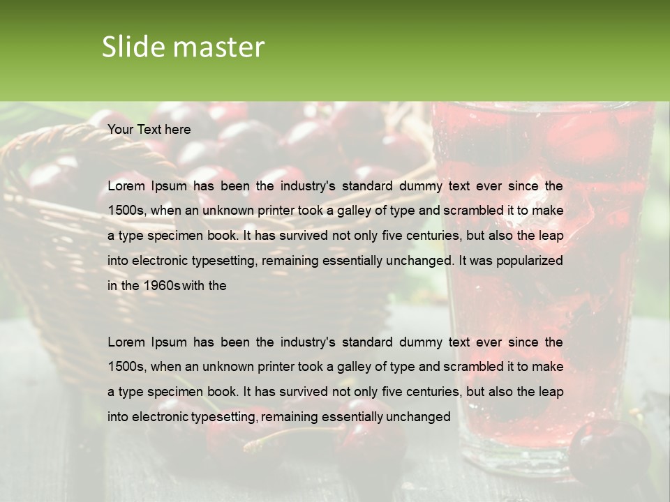 Water Wellness Retired PowerPoint Template