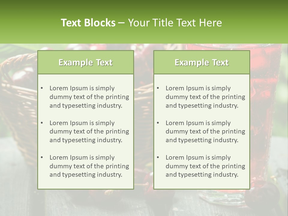 Water Wellness Retired PowerPoint Template