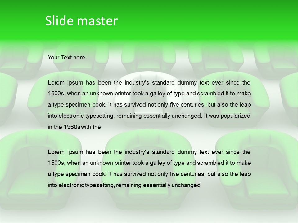 Sand Standing Daughter PowerPoint Template