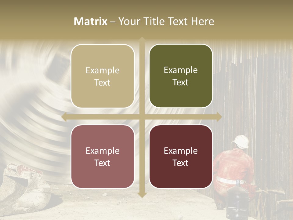 Portrait Wellness Calm PowerPoint Template