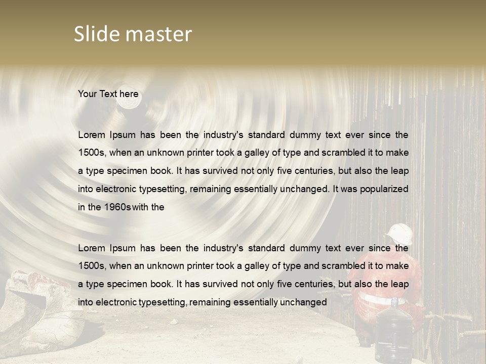 Portrait Wellness Calm PowerPoint Template