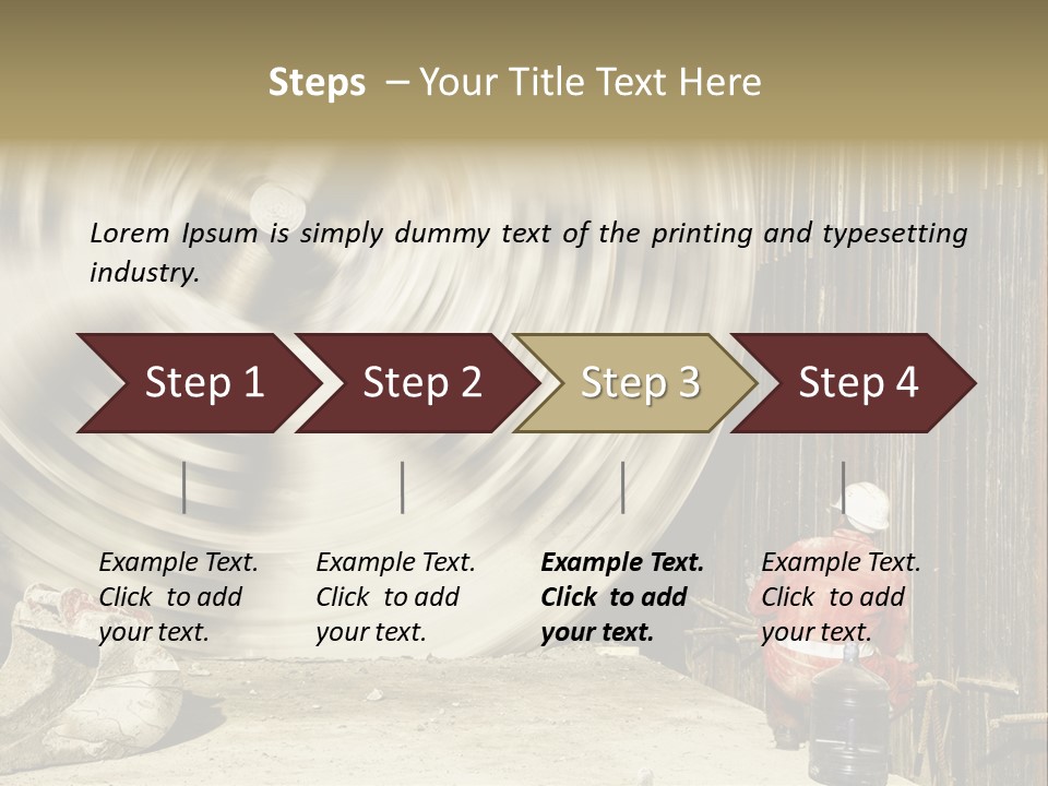 Portrait Wellness Calm PowerPoint Template