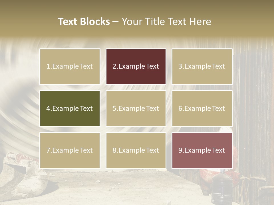 Portrait Wellness Calm PowerPoint Template