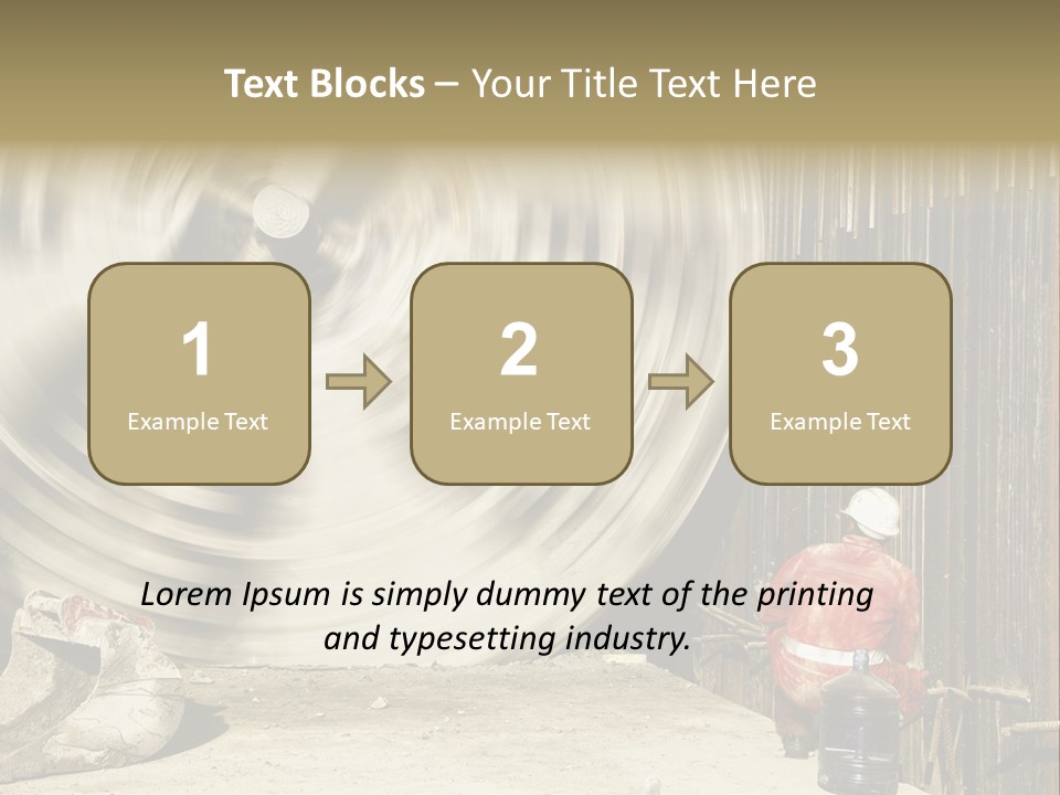 Portrait Wellness Calm PowerPoint Template
