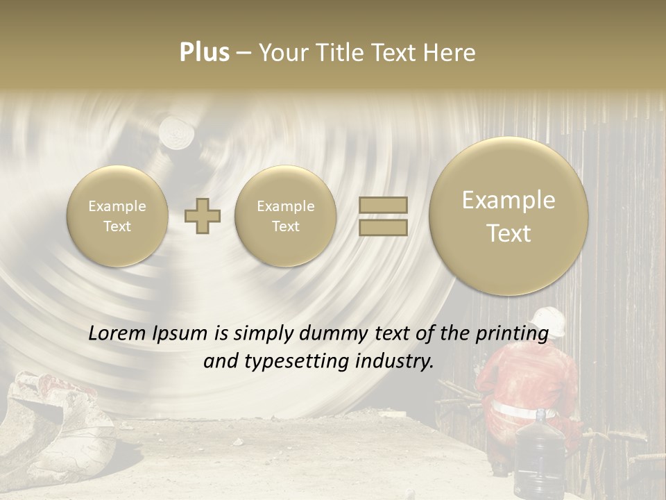 Portrait Wellness Calm PowerPoint Template