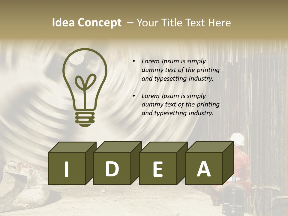 Portrait Wellness Calm PowerPoint Template