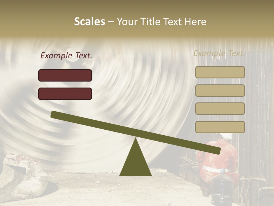 Portrait Wellness Calm PowerPoint Template