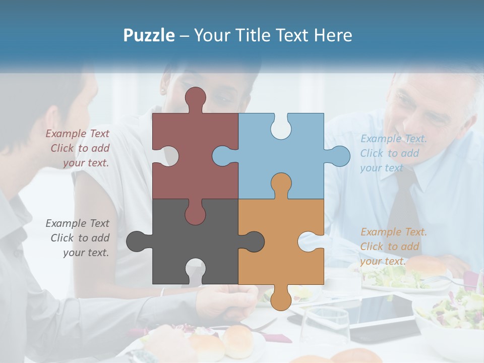 Family Sea Sunrise PowerPoint Template