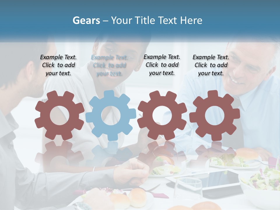 Family Sea Sunrise PowerPoint Template