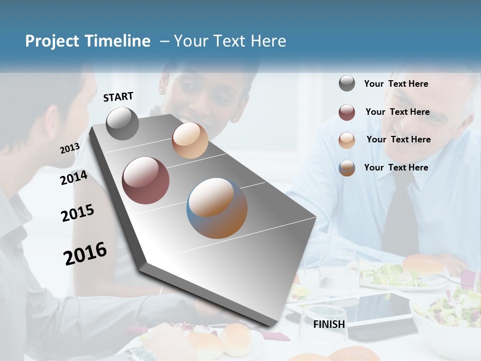 Family Sea Sunrise PowerPoint Template