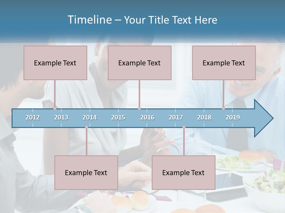 Family Sea Sunrise PowerPoint Template