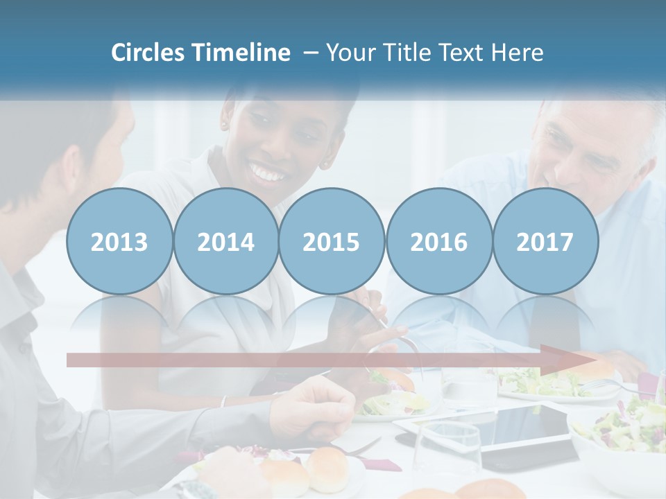 Family Sea Sunrise PowerPoint Template