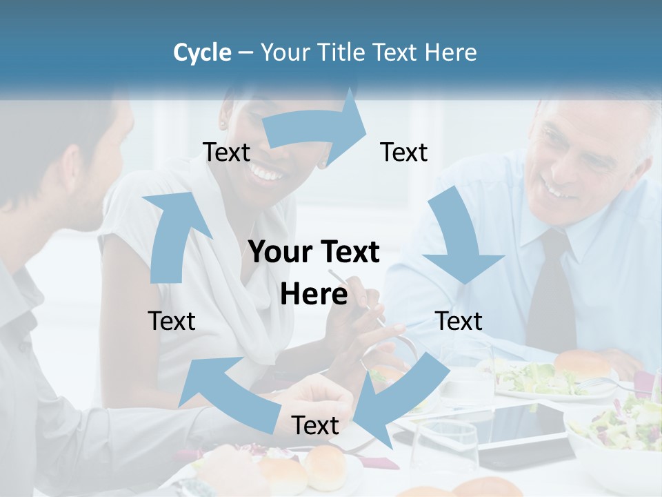 Family Sea Sunrise PowerPoint Template