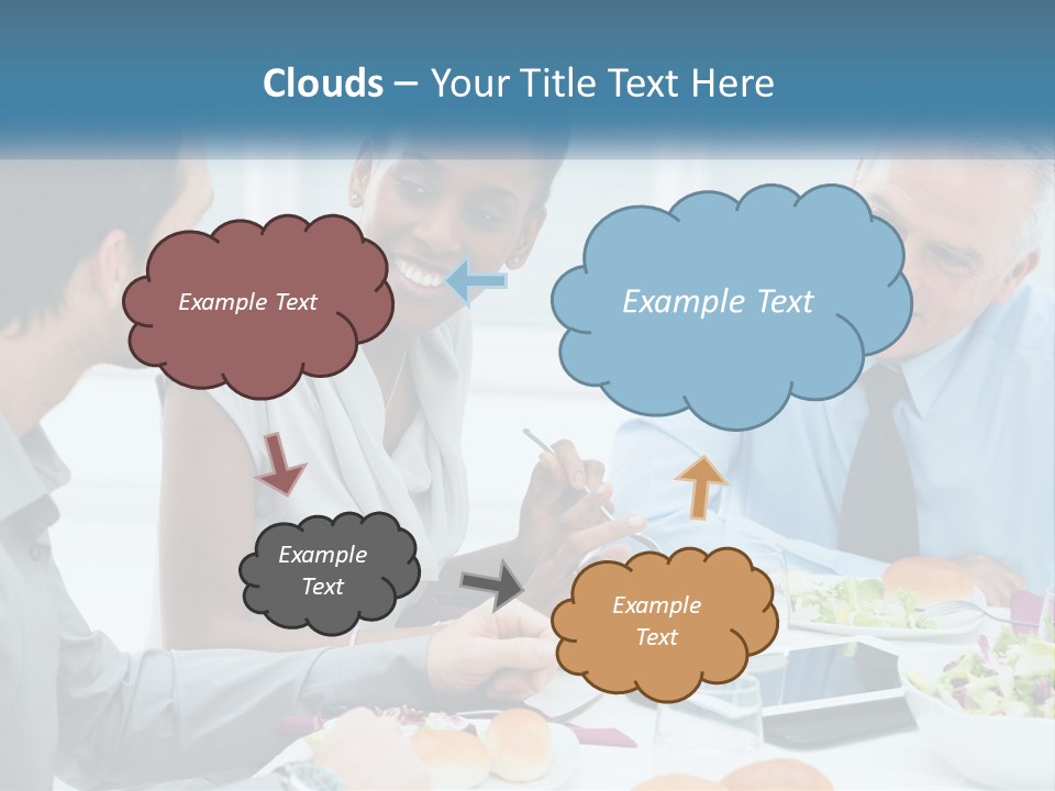 Family Sea Sunrise PowerPoint Template