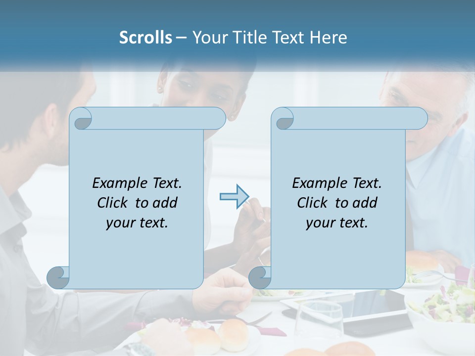 Family Sea Sunrise PowerPoint Template