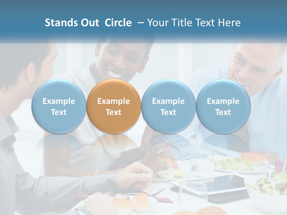 Family Sea Sunrise PowerPoint Template