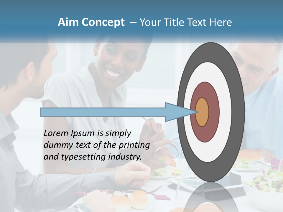 Family Sea Sunrise PowerPoint Template