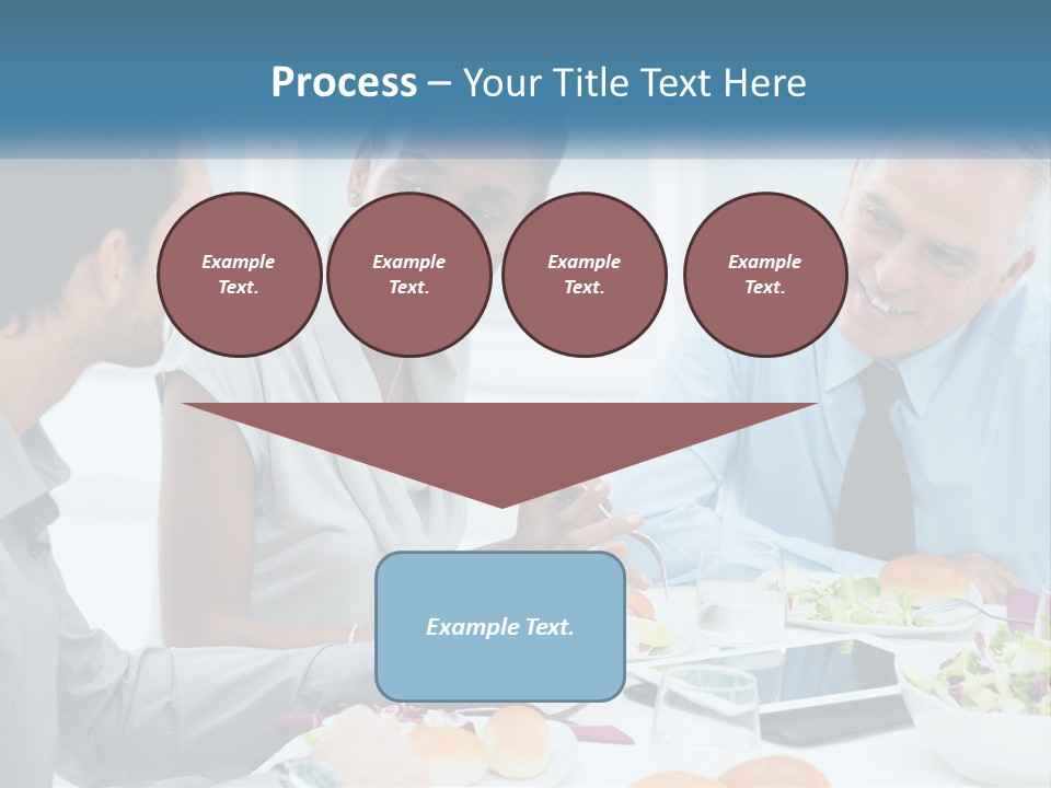 Family Sea Sunrise PowerPoint Template