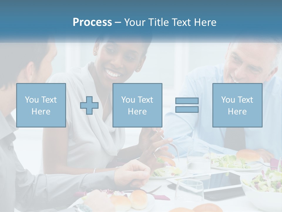 Family Sea Sunrise PowerPoint Template