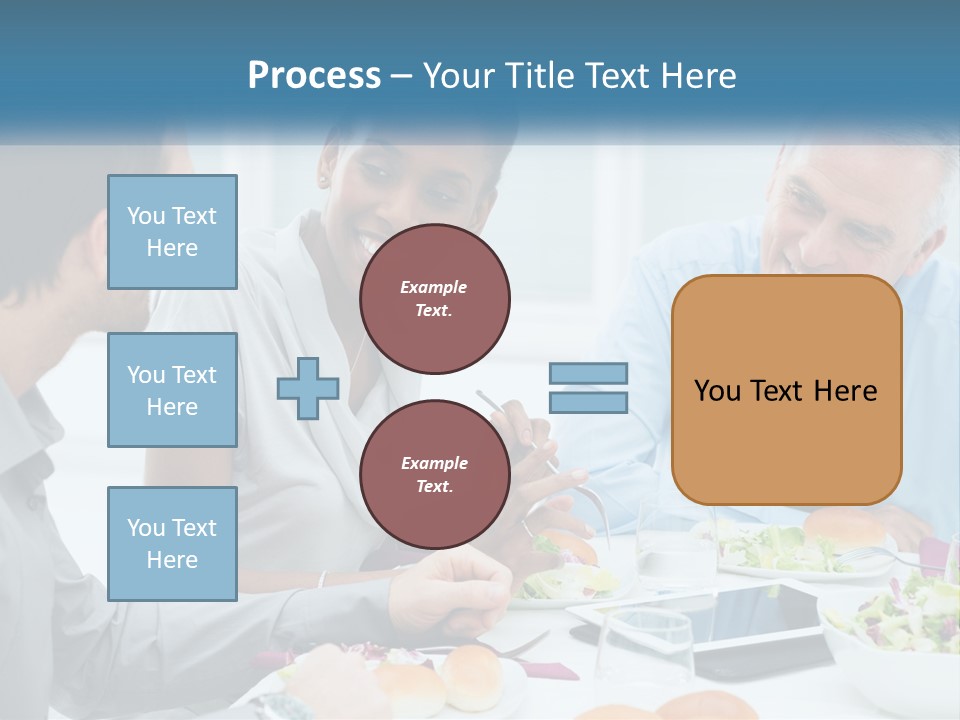 Family Sea Sunrise PowerPoint Template
