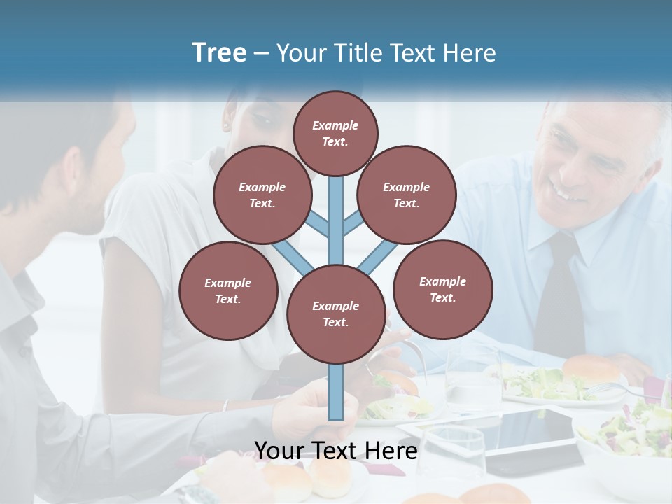 Family Sea Sunrise PowerPoint Template