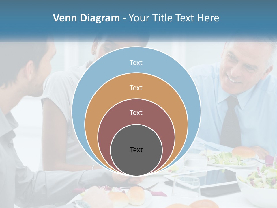 Family Sea Sunrise PowerPoint Template