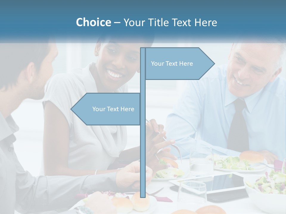 Family Sea Sunrise PowerPoint Template