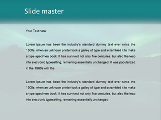 Beach Sunrise Life PowerPoint Template