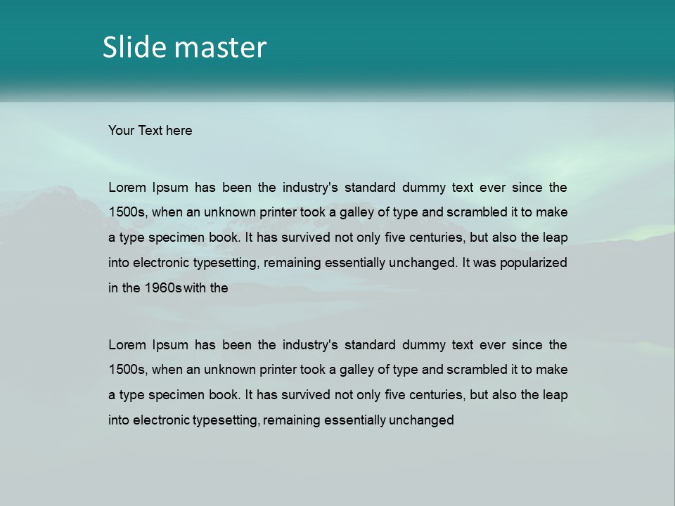 Beach Sunrise Life PowerPoint Template