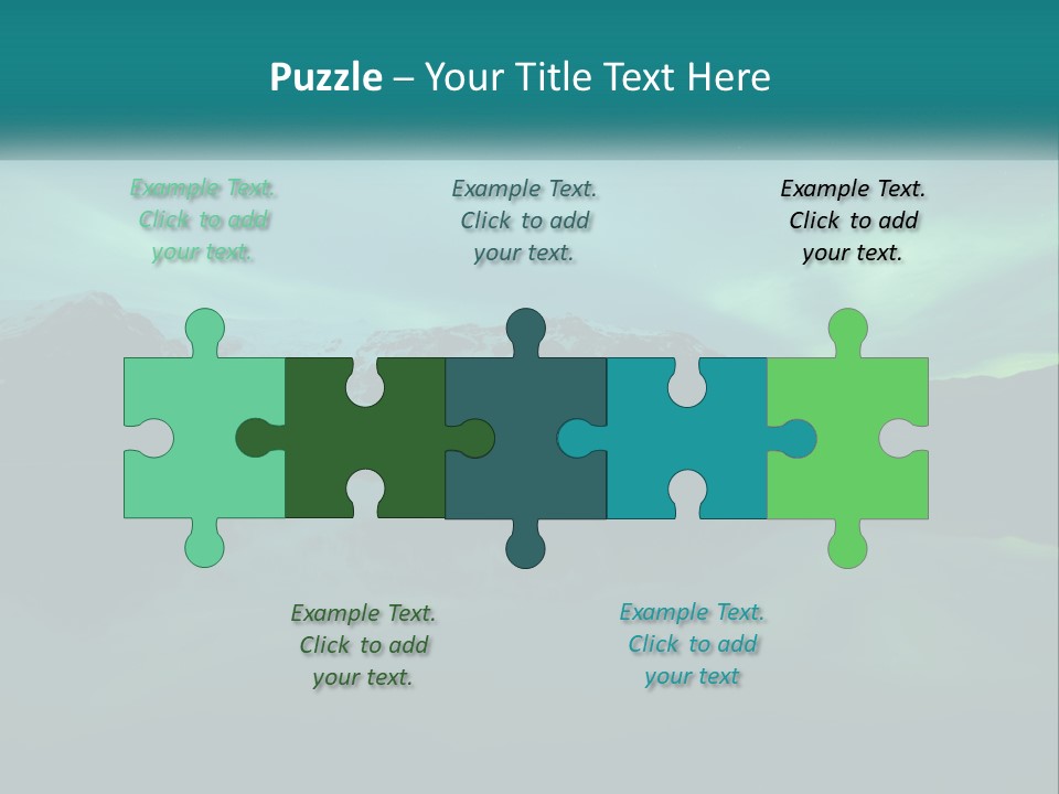 Beach Sunrise Life PowerPoint Template