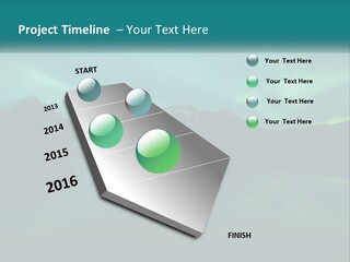 Beach Sunrise Life PowerPoint Template