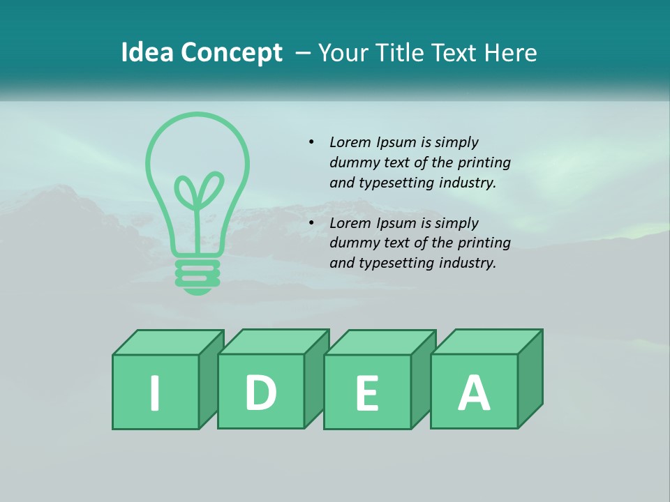 Beach Sunrise Life PowerPoint Template