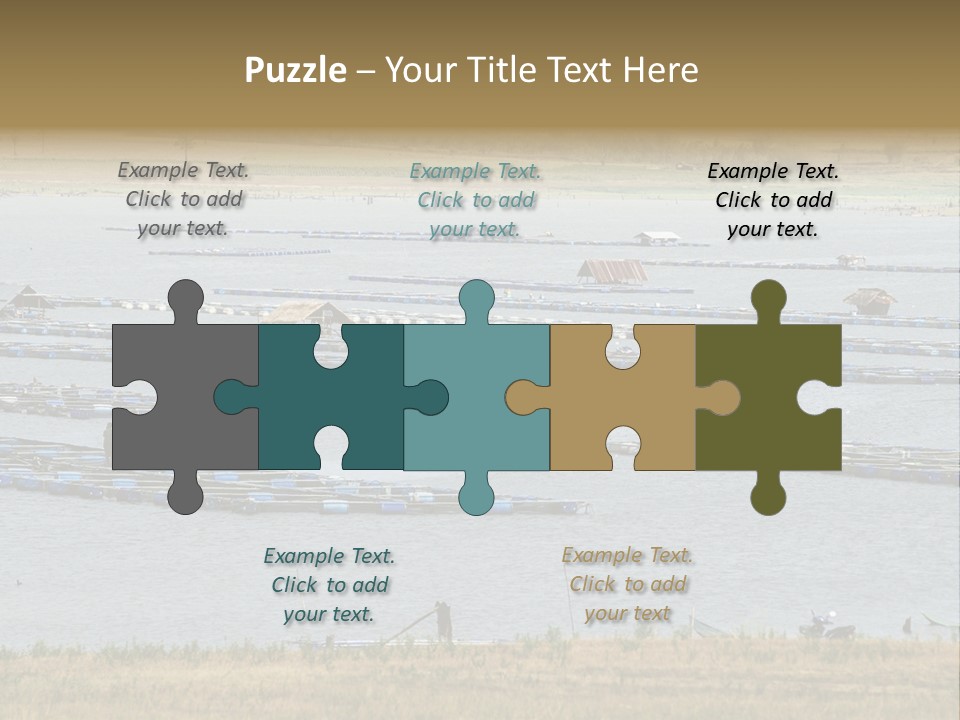 Family Daughter Sand PowerPoint Template