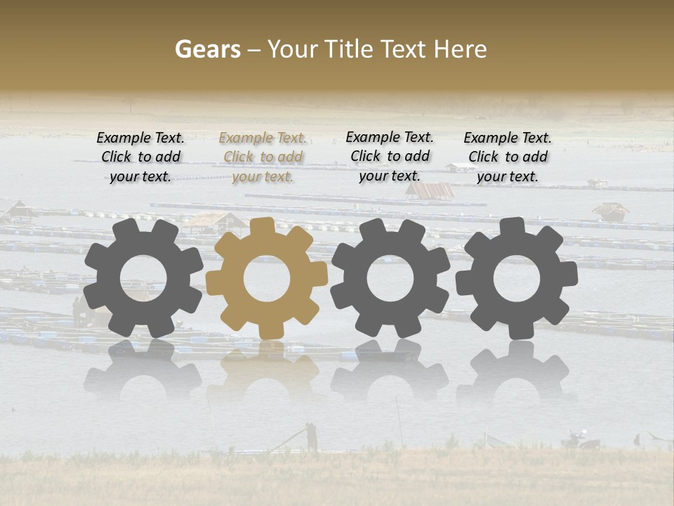 Family Daughter Sand PowerPoint Template