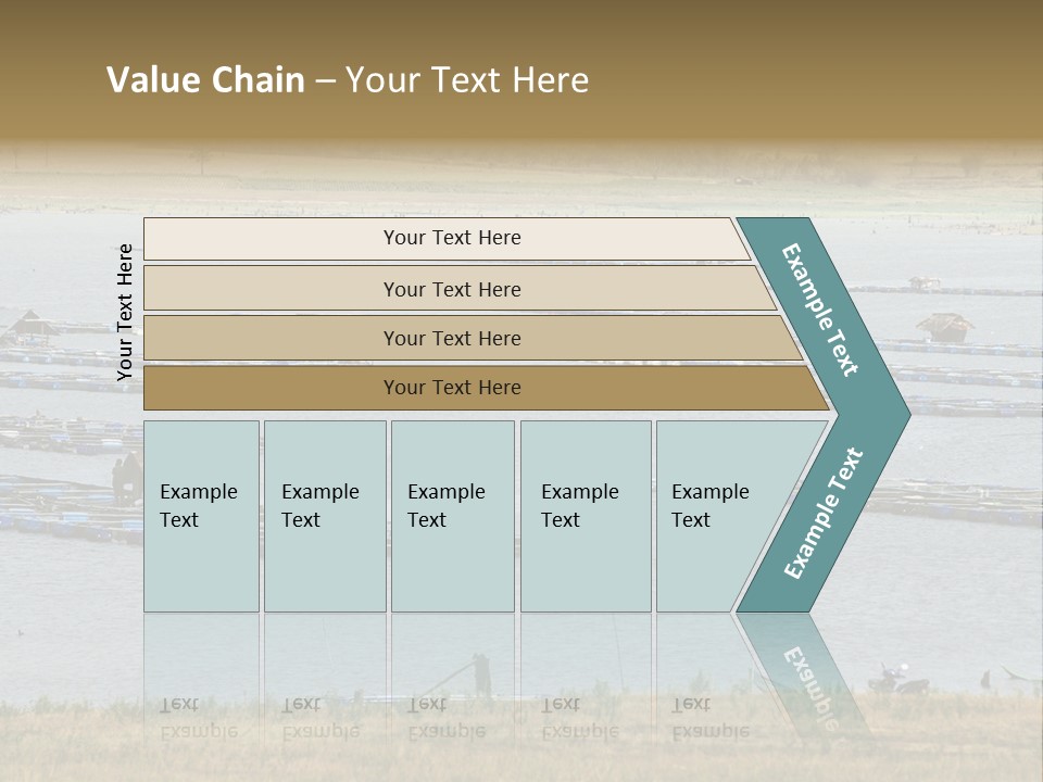 Family Daughter Sand PowerPoint Template