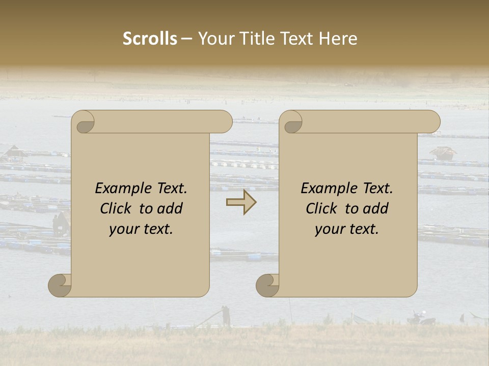 Family Daughter Sand PowerPoint Template