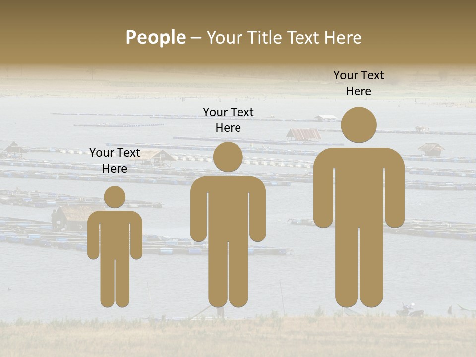 Family Daughter Sand PowerPoint Template