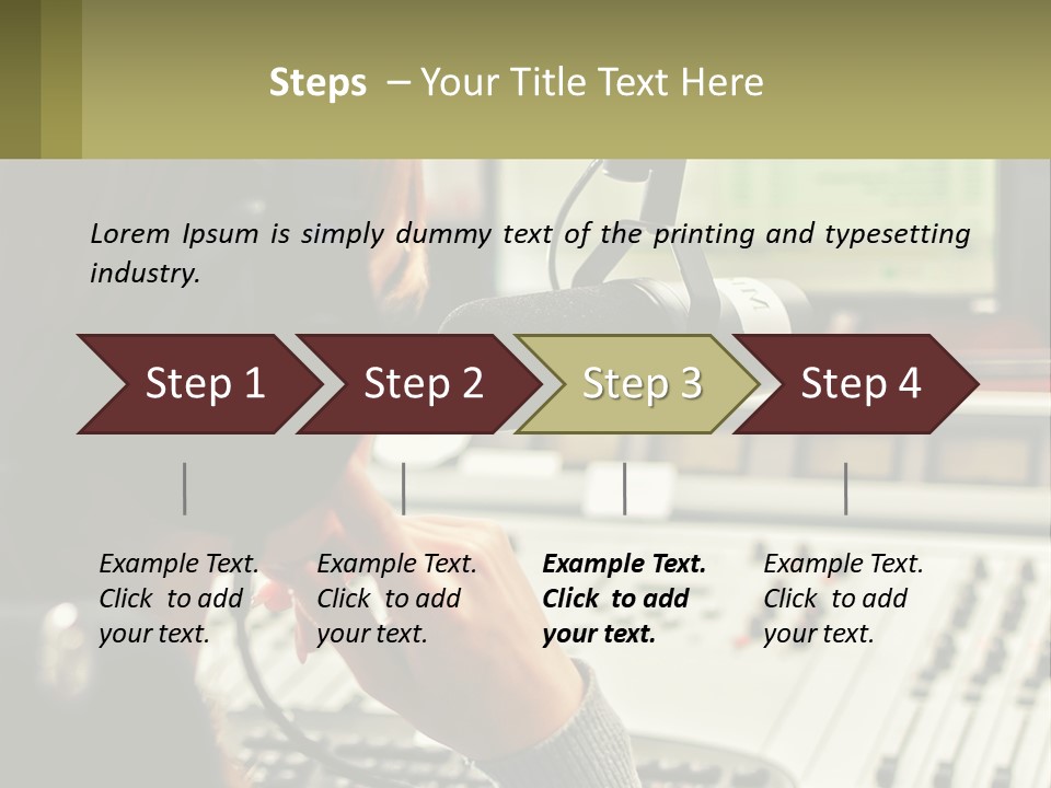 White Sunset Life PowerPoint Template