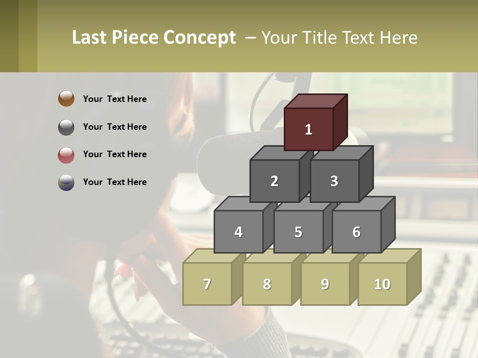 White Sunset Life PowerPoint Template