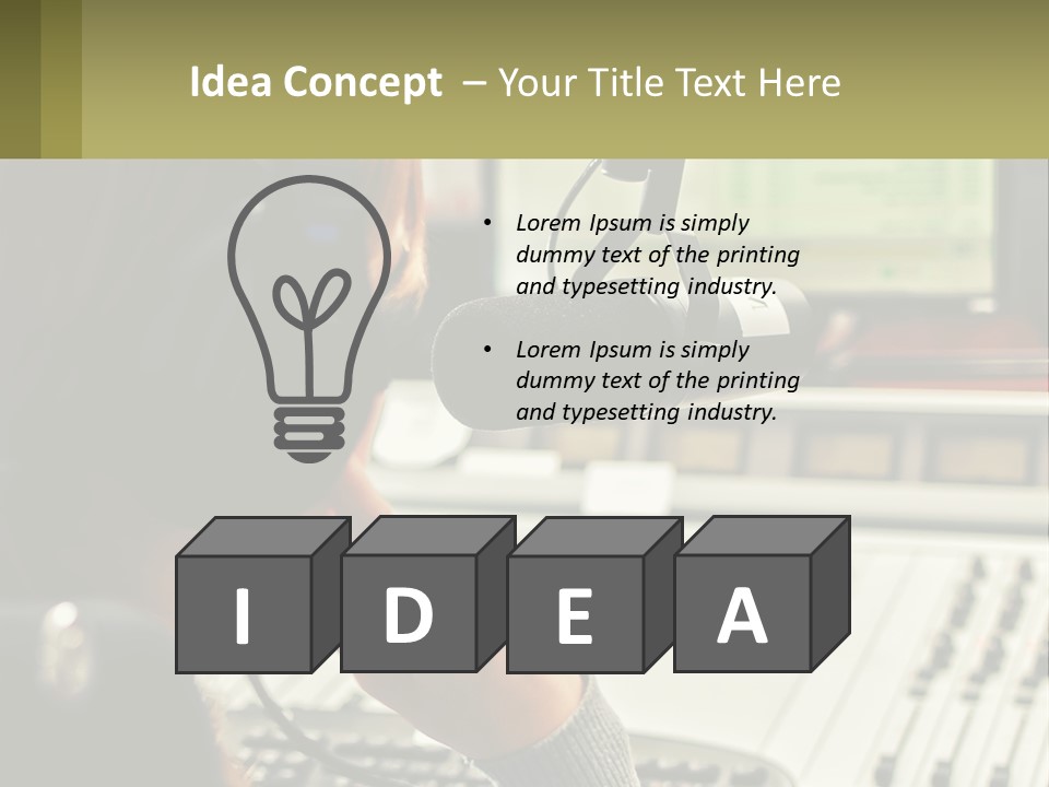 White Sunset Life PowerPoint Template