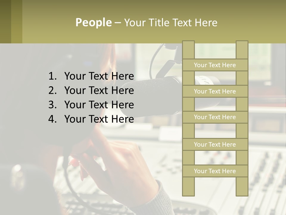 White Sunset Life PowerPoint Template