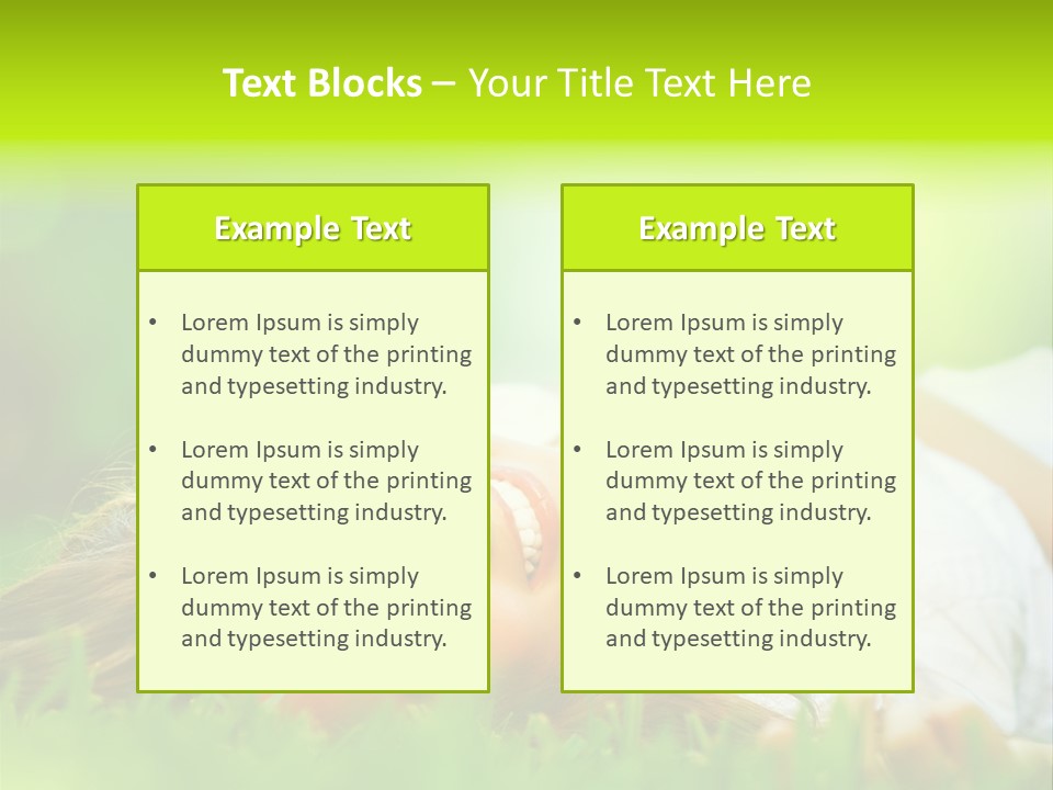 Ocean Beach Portrait PowerPoint Template