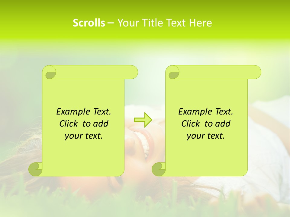 Ocean Beach Portrait PowerPoint Template