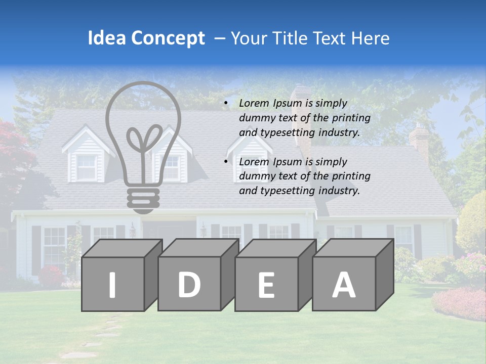 Peaceful Woman Calm PowerPoint Template