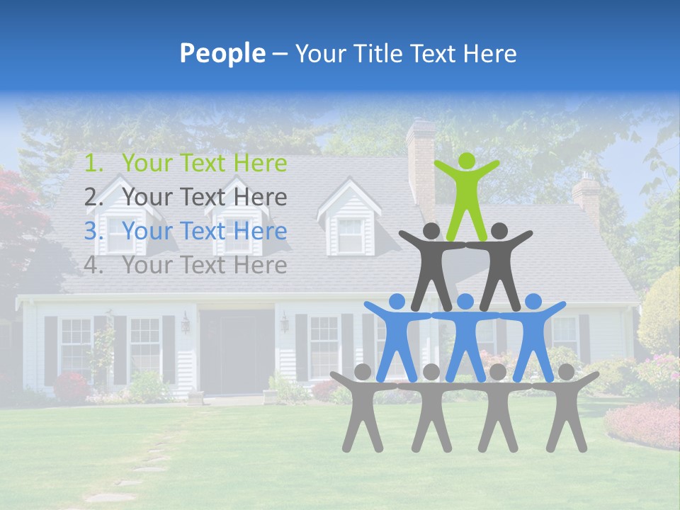 Peaceful Woman Calm PowerPoint Template